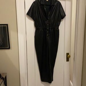 Smash + Tess Faux Leather Romper